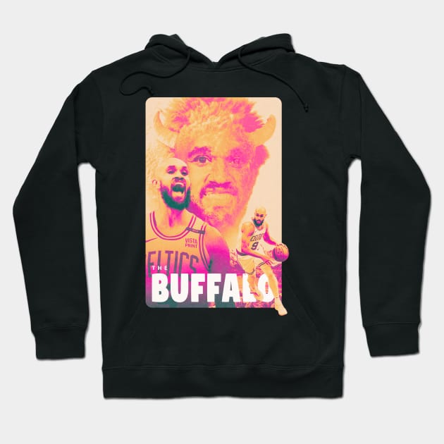 Derrick White Buffalo Soldier Hoodie by boothy